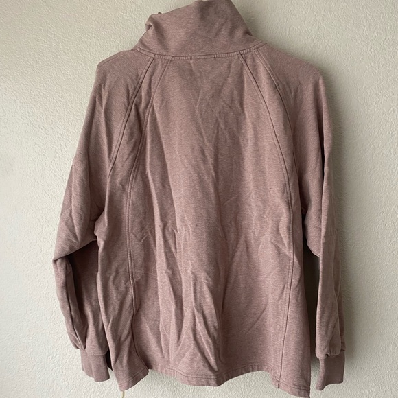 Varley Cowl Neck Side Zip Sweatshirt - Picture 3 of 3